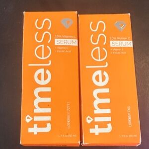 Timeless, Vitamin C Serum - Orange 1.7 fl oz new sealed 2 bottles